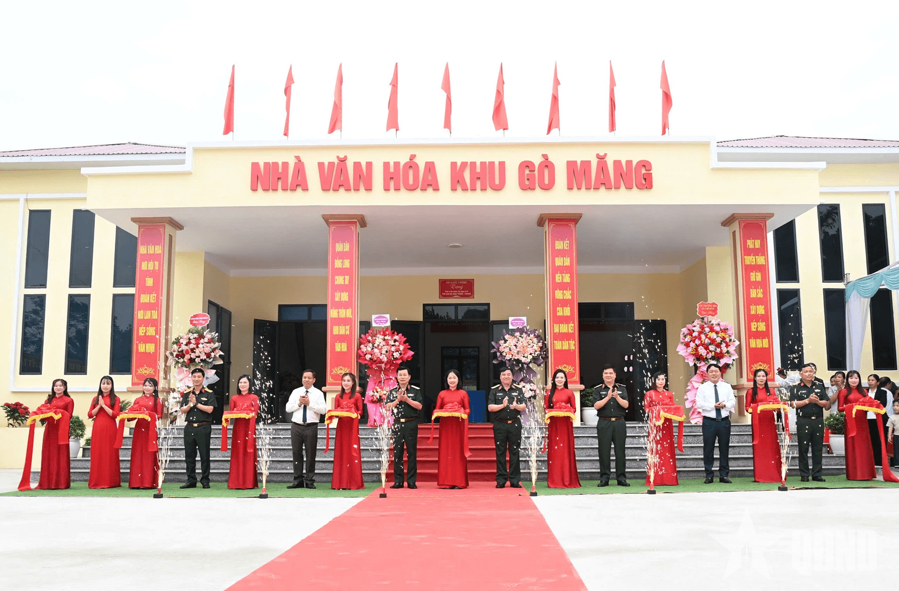 Bộ Quốc phòng tổ chức khánh thành Nhà văn hóa khu Gò Măng, xã Chí Đám (Phú Thọ)