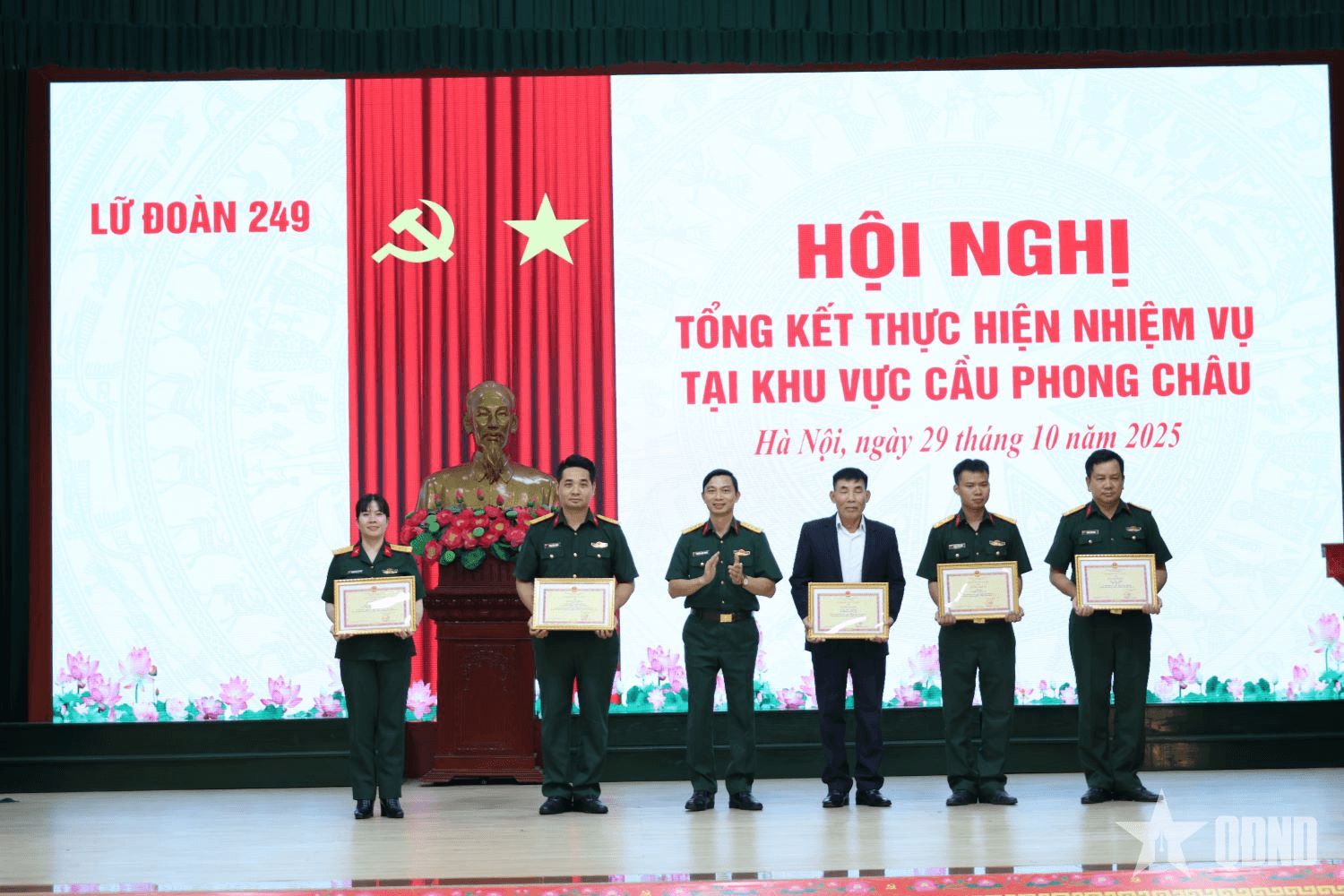 Lữ đoàn 249, Binh chủng Công binh: Tổng kết thực hiện nhiệm vụ bảo đảm giao thông tại Phong Châu