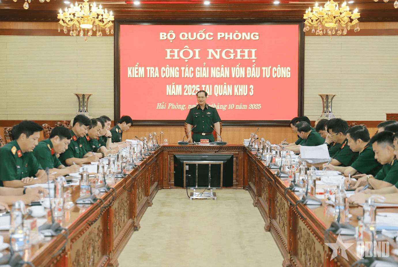 Thượng tướng Vũ Hải Sản: Quân khu 3 đẩy nhanh tiến độ giải ngân vốn đầu tư công