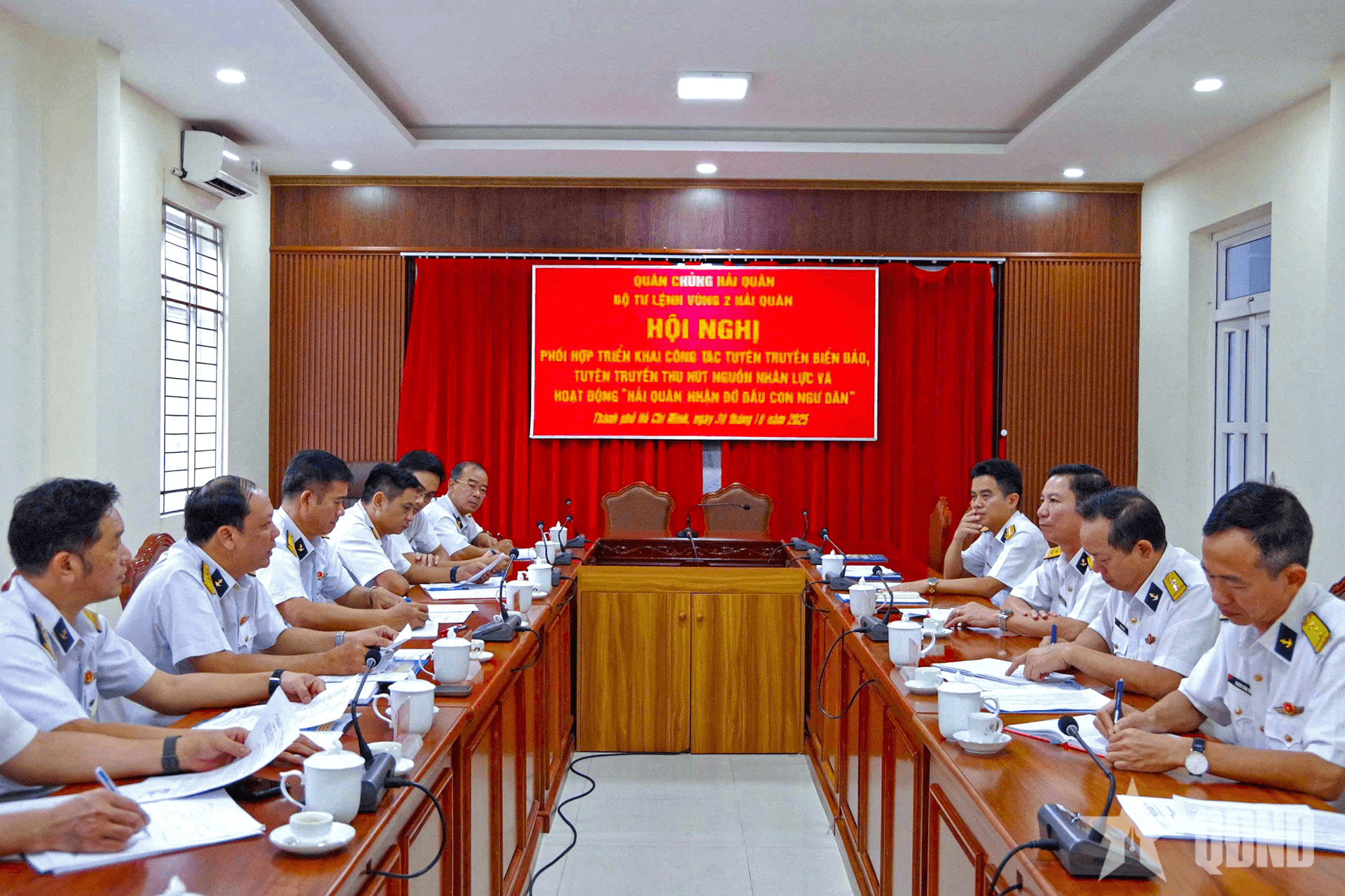 Vùng 2 Hải quân tổ chức hội nghị phối hợp triển khai công tác tuyên truyền biển, đảo