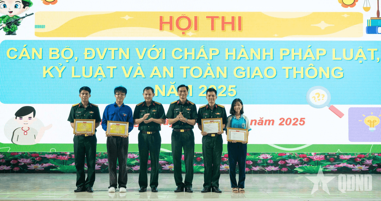 Trung đoàn 892 (Bộ CHQS tỉnh An Giang): Sôi nổi hội thi tìm hiểu pháp luật