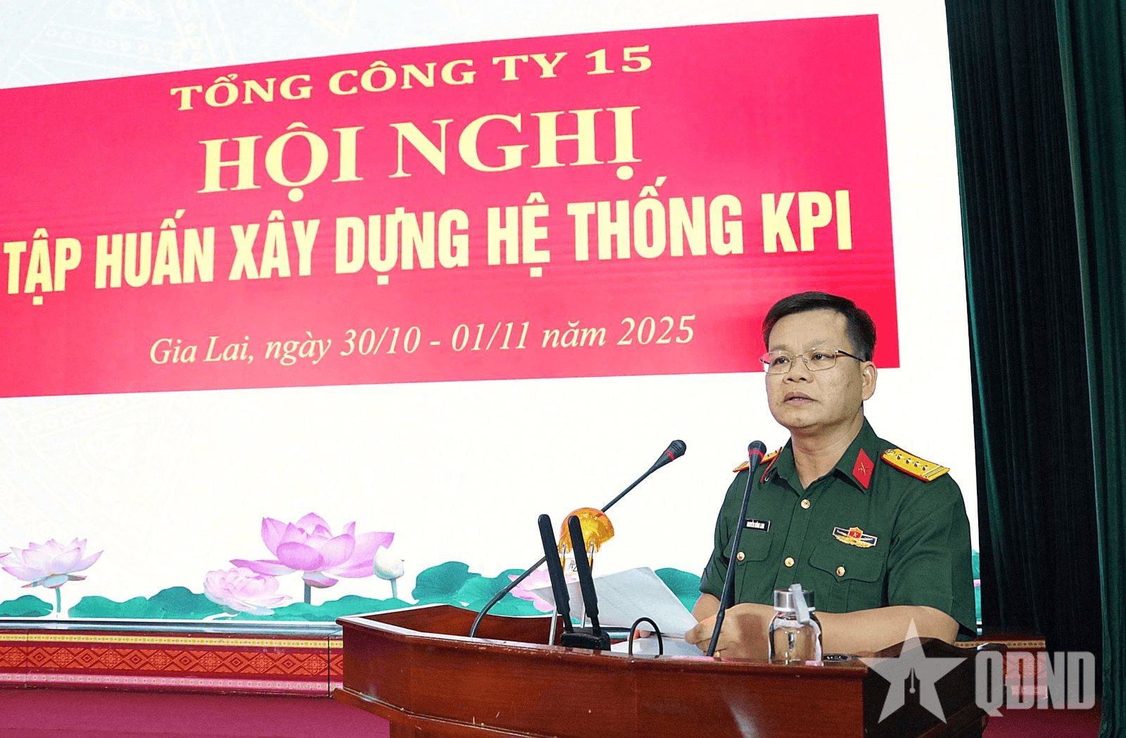 Binh đoàn 15: Tập huấn xây dựng, triển khai hệ thống đánh giá hiệu quả công việc