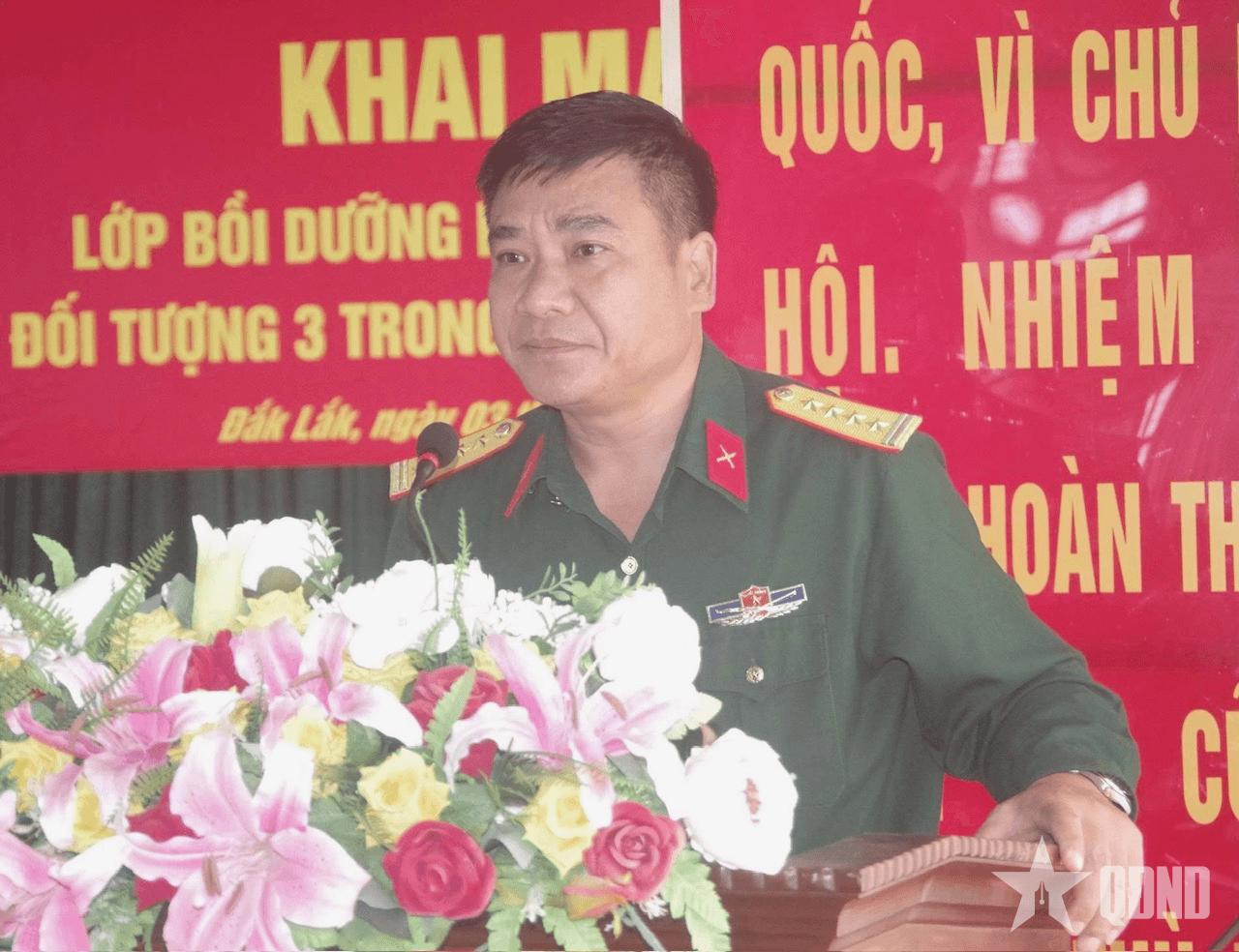 Bộ CHQS tỉnh Đắk Lắk bồi dưỡng kiến thức dân tộc cho cán bộ năm 2025