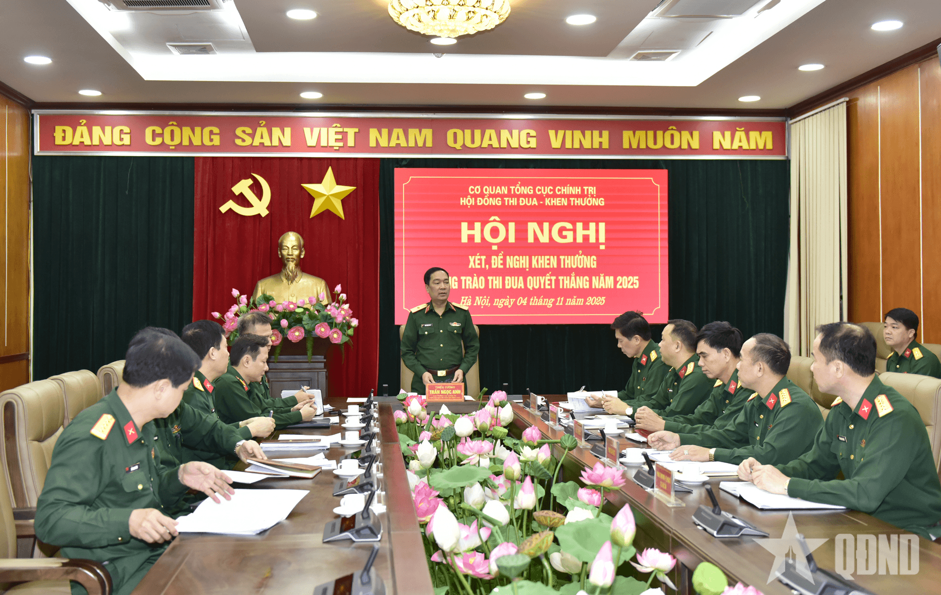 Hội đồng Thi đua - Khen thưởng Cơ quan Tổng cục Chính trị thông qua đề xuất khen thưởng năm 2025
