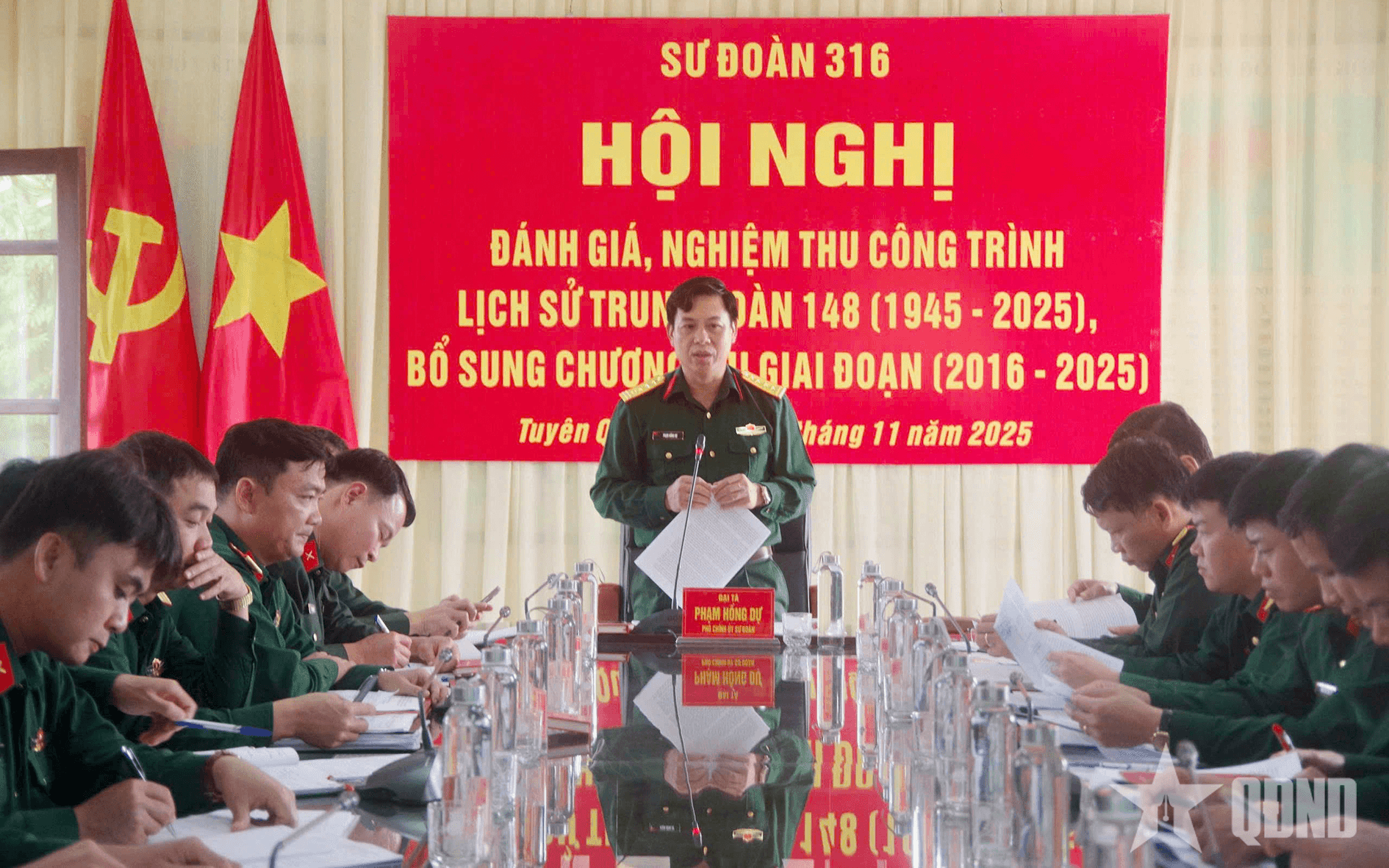 Hội nghị đánh giá nghiệm thu công trình “Lịch sử Trung đoàn 148"