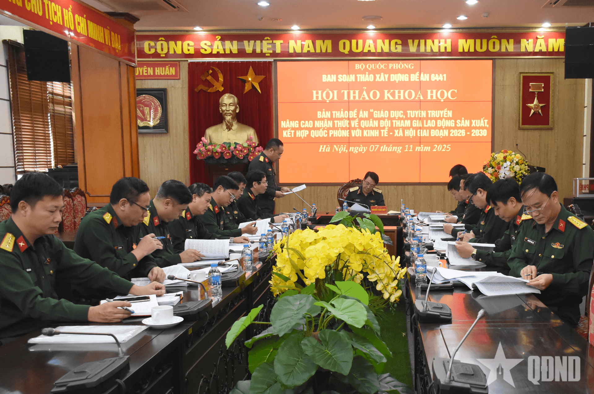 Chuẩn bị tốt cho xây dựng bản thảo đề án Quân đội tham gia lao động sản xuất, kết hợp quốc phòng với kinh tế - xã hội