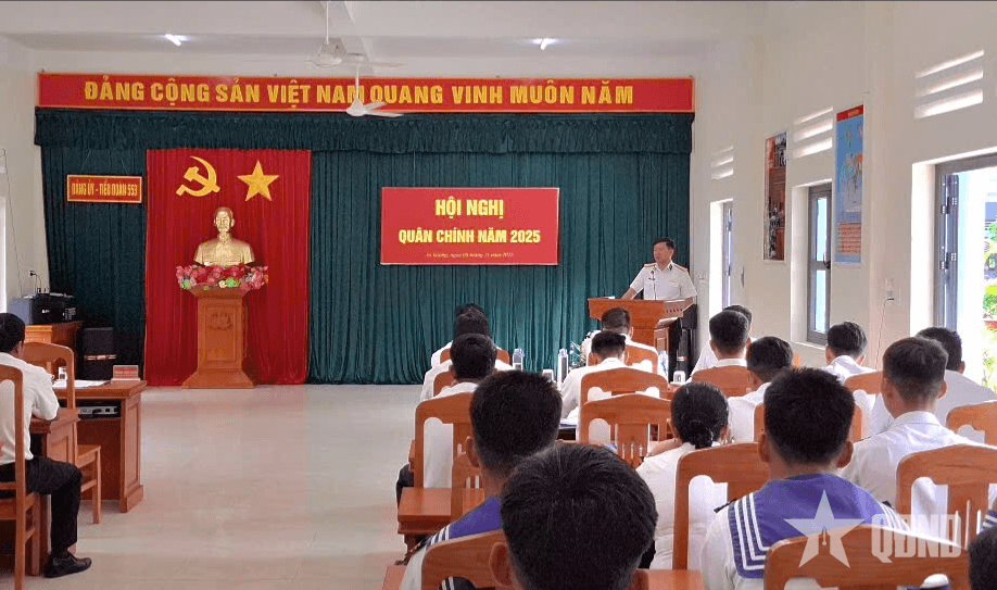 Tiểu đoàn 553 - Bộ tư lệnh Vùng 5 Hải quân tổ chức Hội nghị Quân chính năm 2025