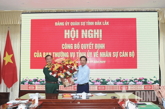 Đồng chí Lương Nguyễn Minh Triết, Bí thư Tỉnh ủy Đắk Lắk giữ chức Bí thư Đảng ủy Quân sự tỉnh