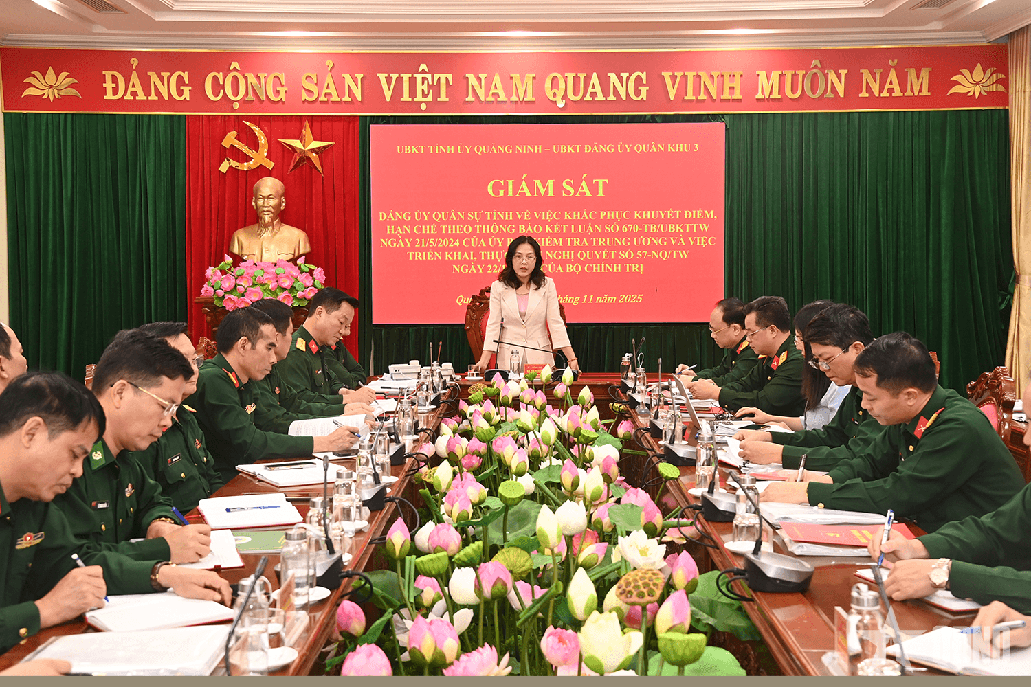 Ủy ban Kiểm tra Tỉnh ủy Quảng Ninh-Ủy ban Kiểm tra Đảng ủy Quân khu 3: Giám sát Đảng ủy Quân sự tỉnh Quảng Ninh