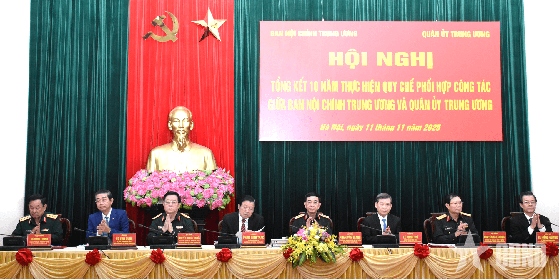 Tổng kết 10 năm thực hiện Quy chế phối hợp công tác giữa Quân ủy Trung ương và Ban Nội chính Trung ương