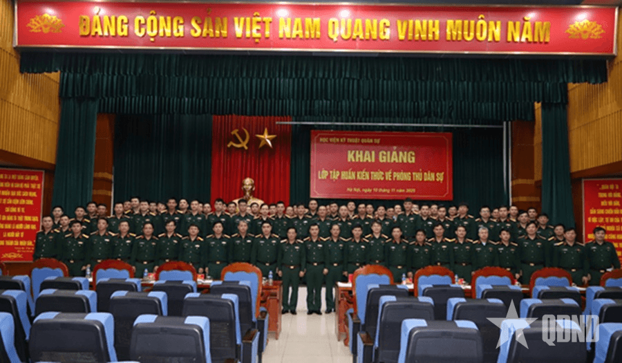 Nâng cao nhận thức, trình độ, kỹ năng cho lực lượng làm công tác phòng thủ dân sự