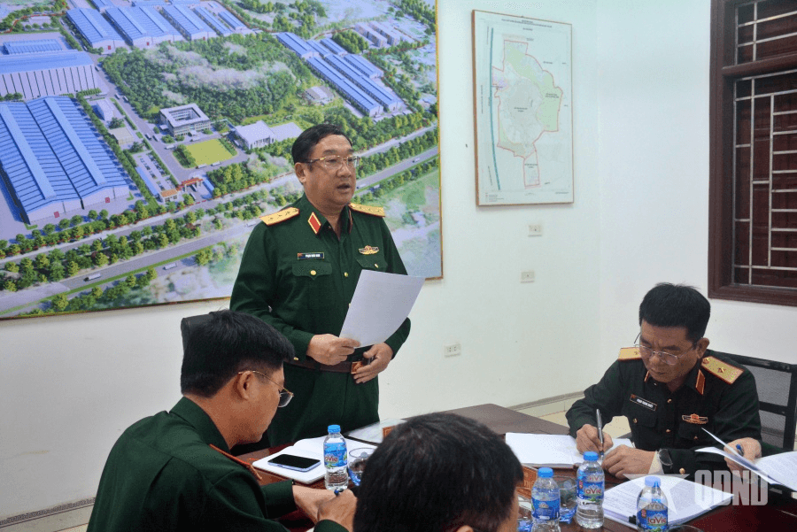 Thượng tướng Phạm Hoài Nam kiểm tra tiến độ dự án xây dựng Nhà máy Z127 mới