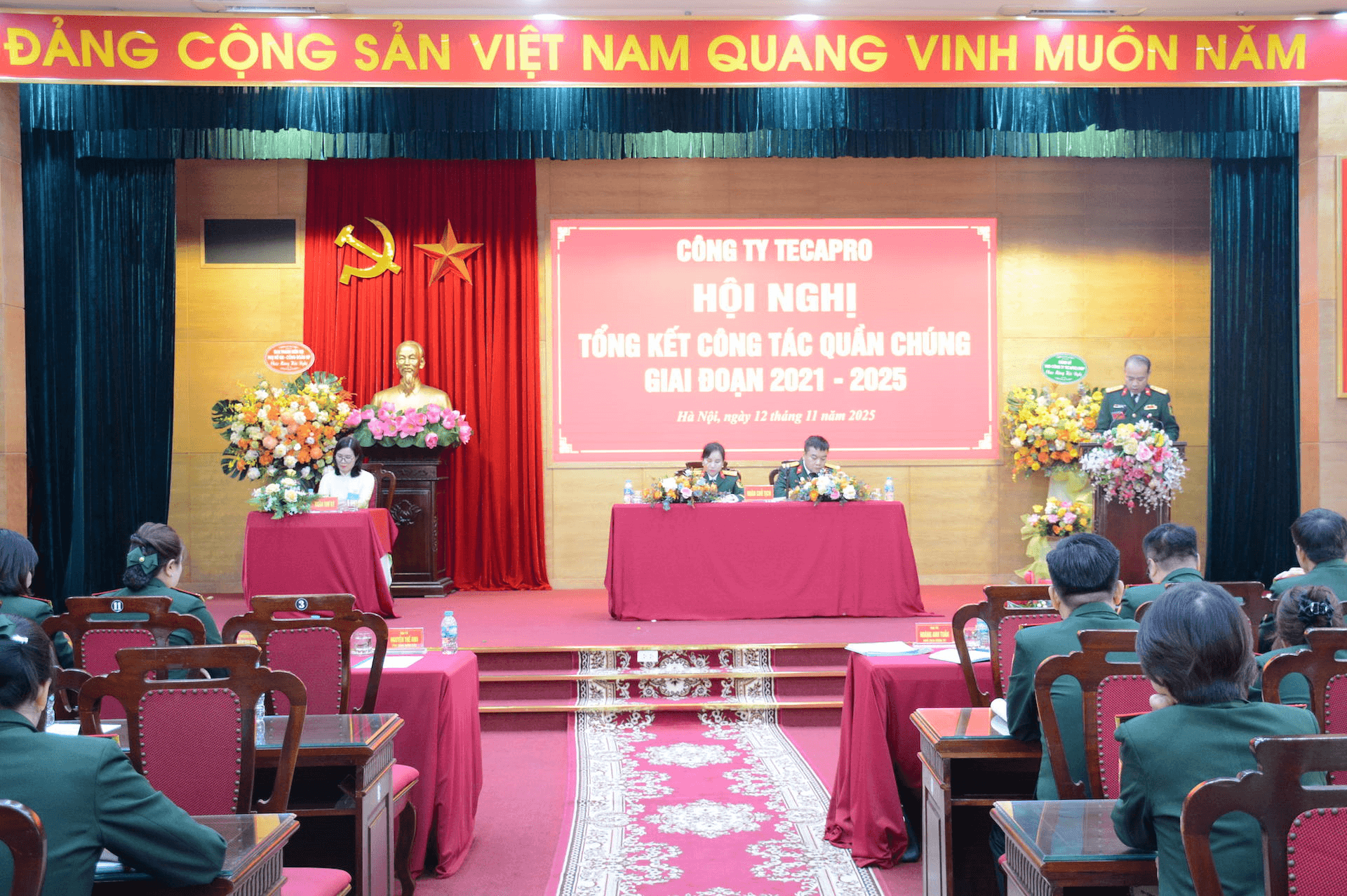 Công ty TECAPRO tổng kết công tác quần chúng giai đoạn 2021-2025