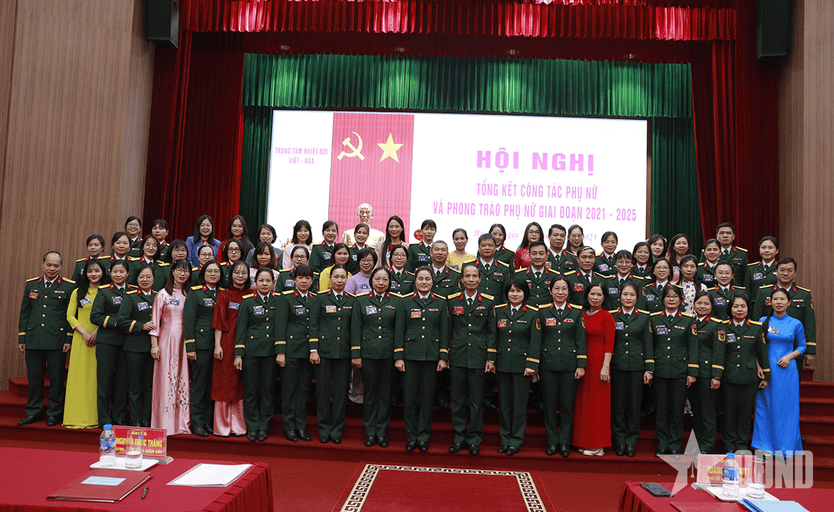 Hội nghị tổng kết công tác phụ nữ Trung tâm Nhiệt đới Việt - Nga