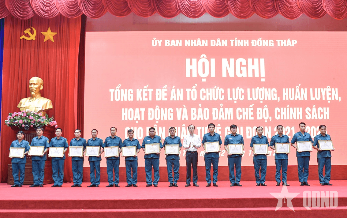 Đồng Tháp: Xây dựng lực lượng dân quân tự vệ “vững mạnh, rộng khắp”