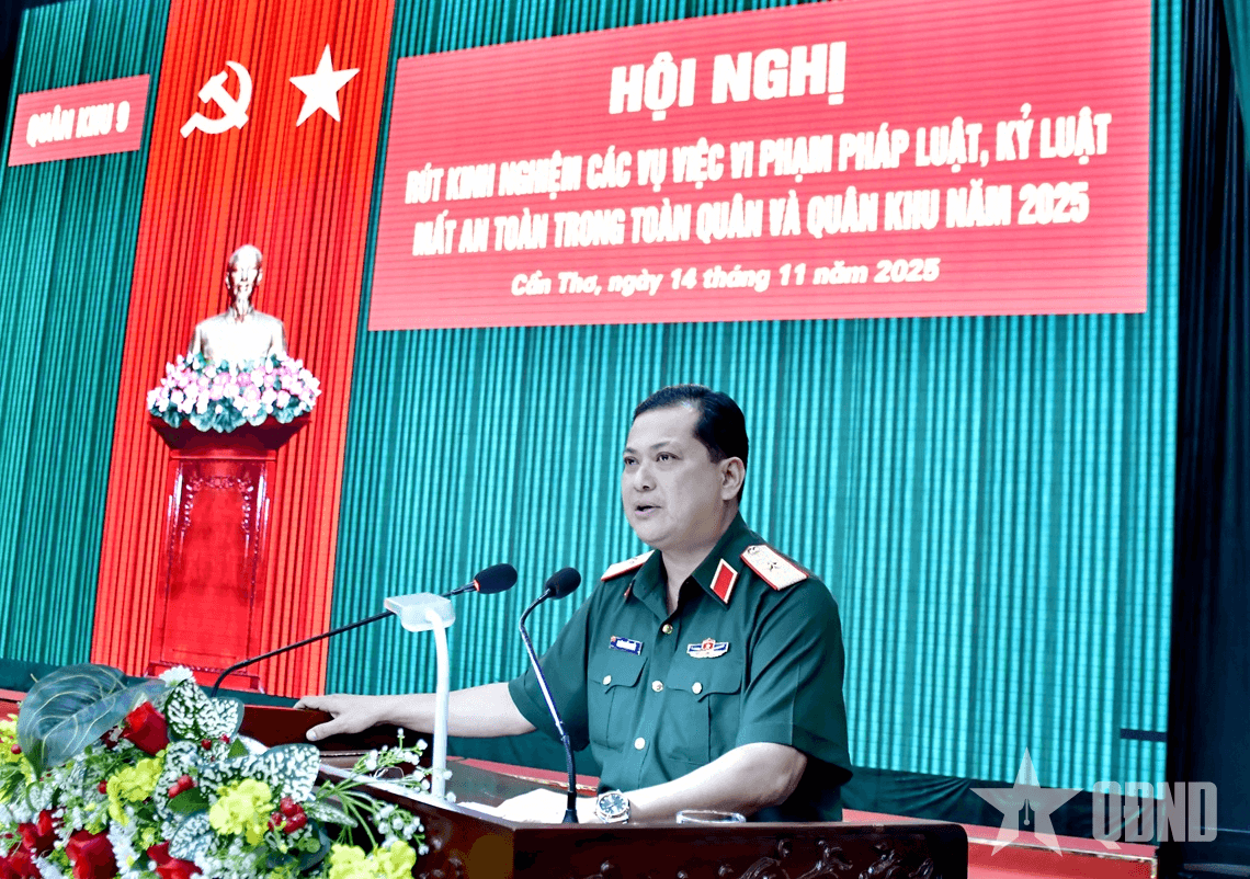 Quân khu 9: Rút kinh nghiệm các vụ việc vi phạm pháp luật, kỷ luật và mất an toàn