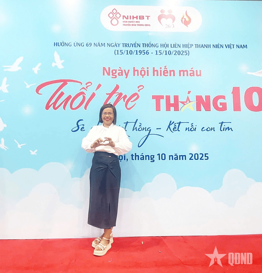 Cô giáo Hoài và 160 lần hiến máu, hiến tiểu cầu tình nguyện