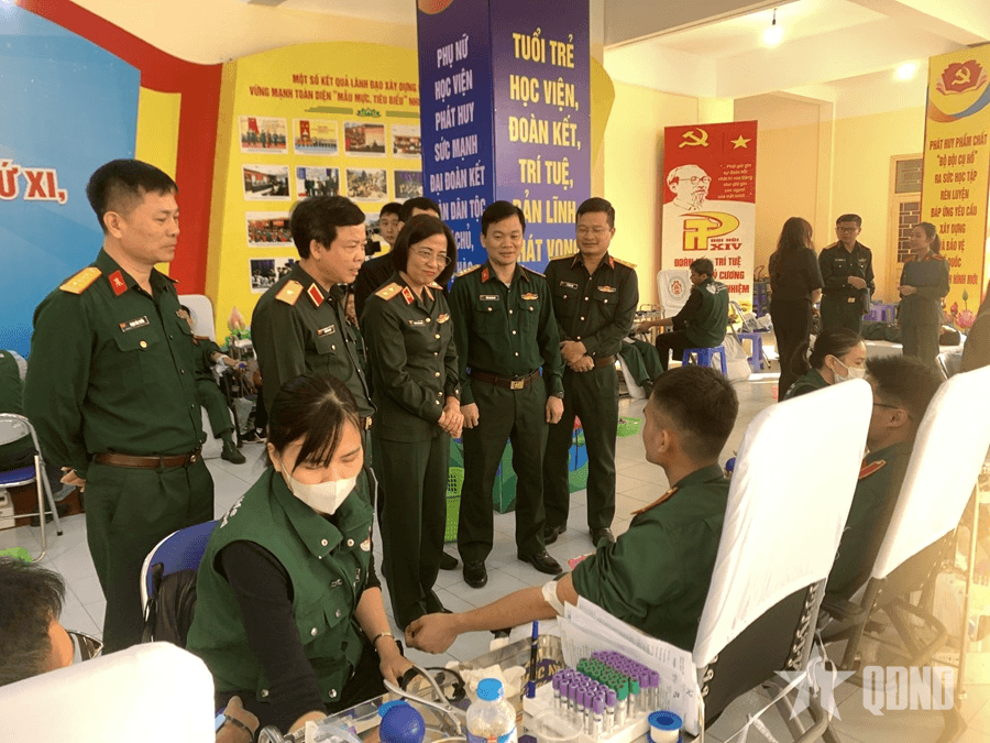 Học viện Kỹ thuật Quân sự tổ chức Ngày hội hiến máu tình nguyện “Chủ nhật đỏ” năm 2025