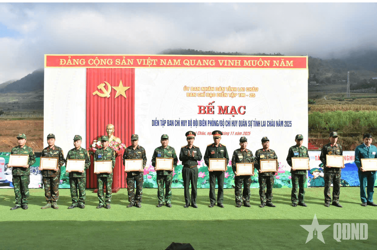 Bế mạc diễn tập Ban Chỉ huy Bộ đội Biên phòng, Bộ CHQS tỉnh Lai Châu