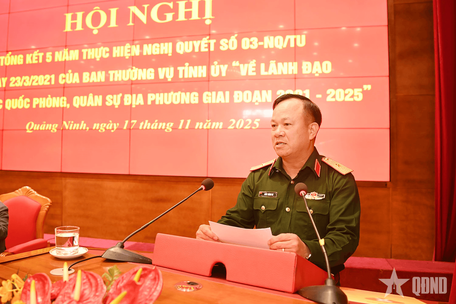 Tổng kết 5 năm thực hiện Nghị quyết số 03 “về lãnh đạo công tác quốc phòng, quân sự địa phương giai đoạn 2021-2025”