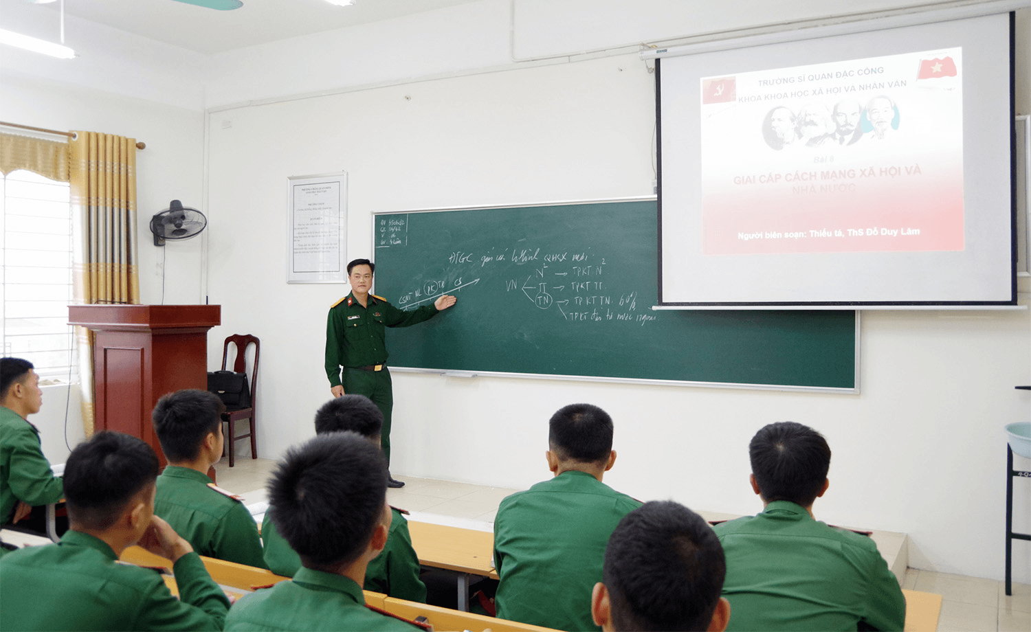 Thiếu tá Đỗ Duy Lâm: Người truyền lửa lý luận tại “lò luyện thép”