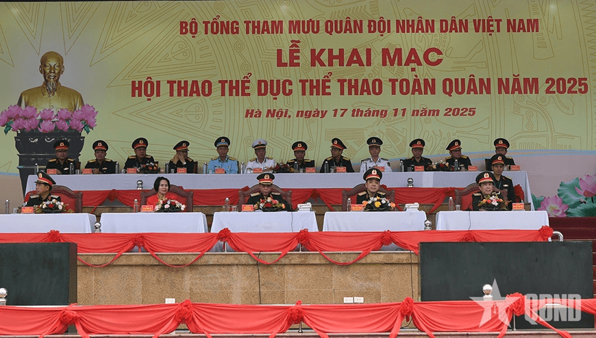 Khai mạc Hội thao thể dục thể thao toàn quân năm 2025