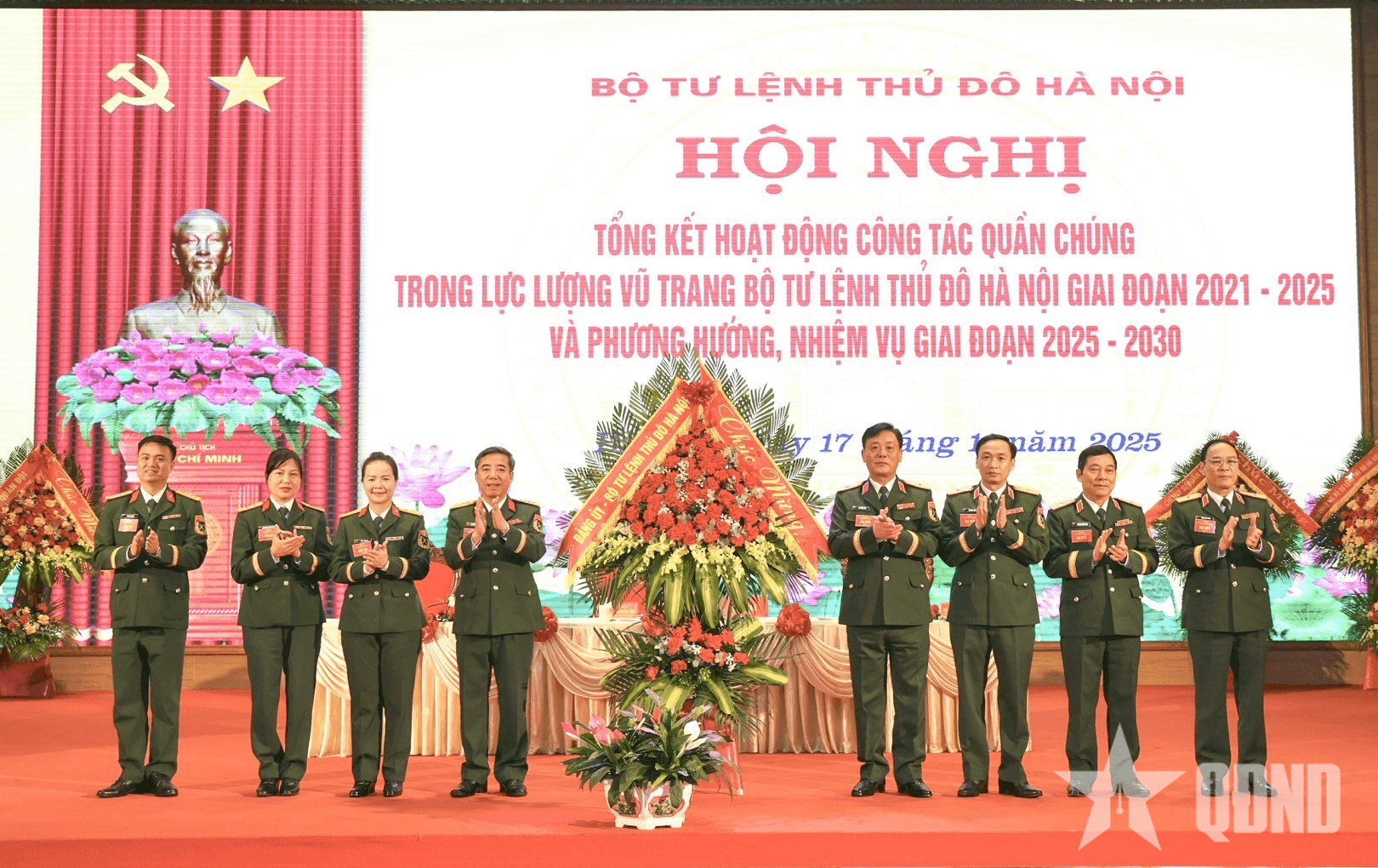 Bộ tư lệnh Thủ đô Hà Nội tổng kết hoạt động công tác quần chúng giai đoạn 2021-2025