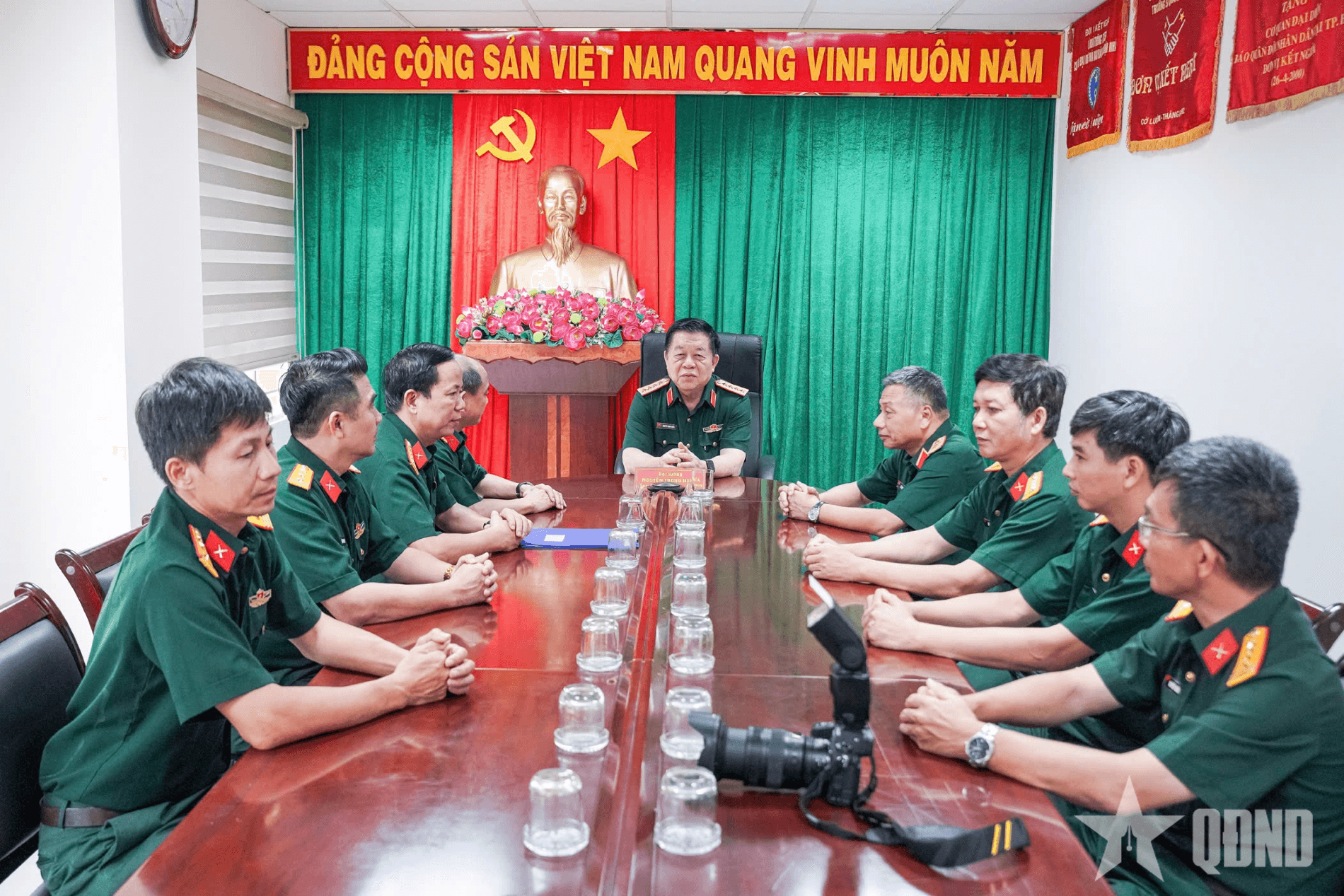 Đại tướng Nguyễn Trọng Nghĩa thăm, kiểm tra các cơ quan, đơn vị thuộc Tổng cục Chính trị tại TP Hồ Chí Minh