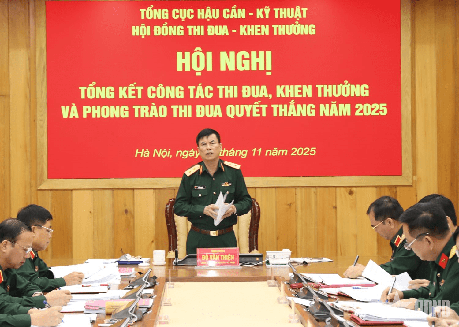 Hội đồng Thi đua - Khen thưởng Tổng cục Hậu cần - Kỹ thuật họp phiên cuối năm 2025