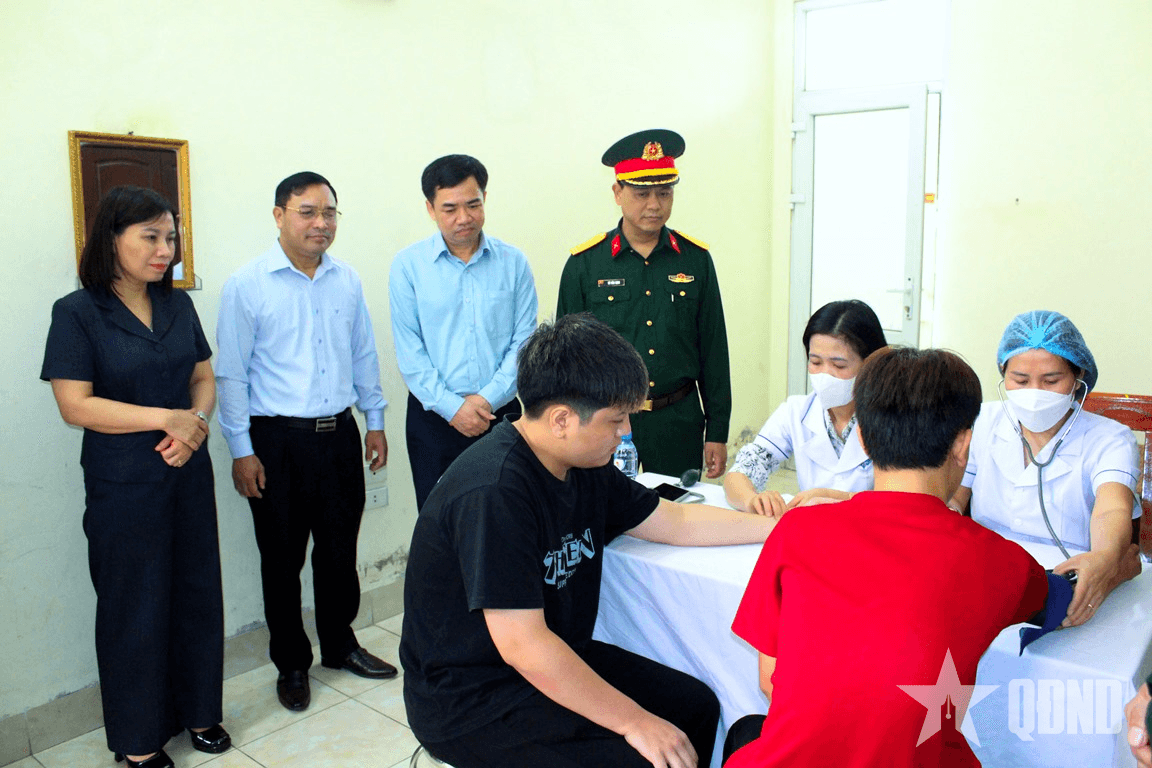 Bộ tư lệnh Quân khu 3: Kiểm tra công tác tuyển chọn, gọi công dân nhập ngũ tại Hưng Yên
