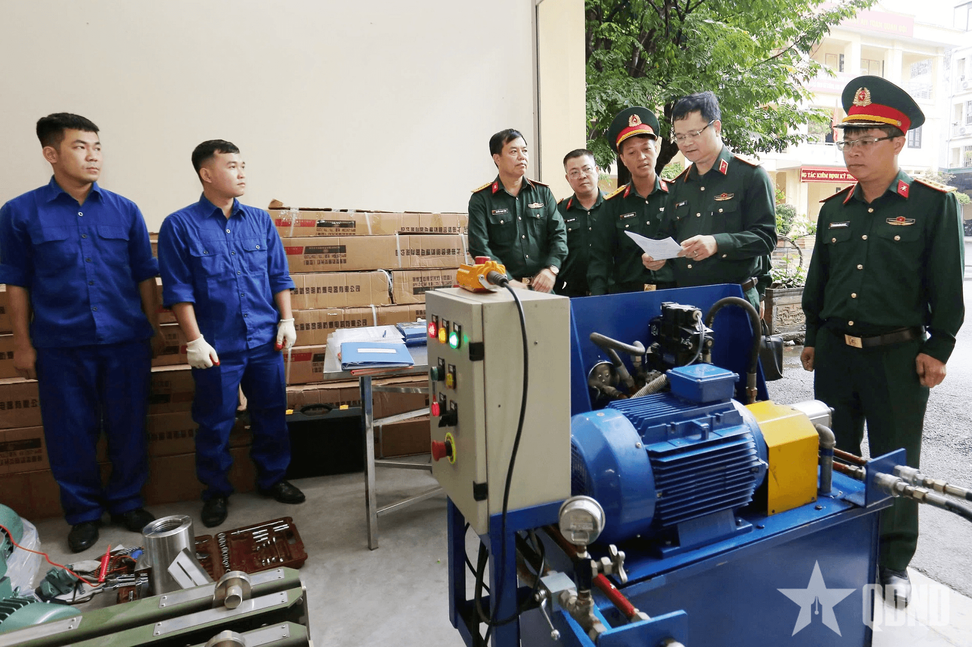 Tổng cục Hậu cần - Kỹ thuật kiểm tra kết quả triển khai công tác kiểm định kỹ thuật an toàn, công tác chuyển đổi số