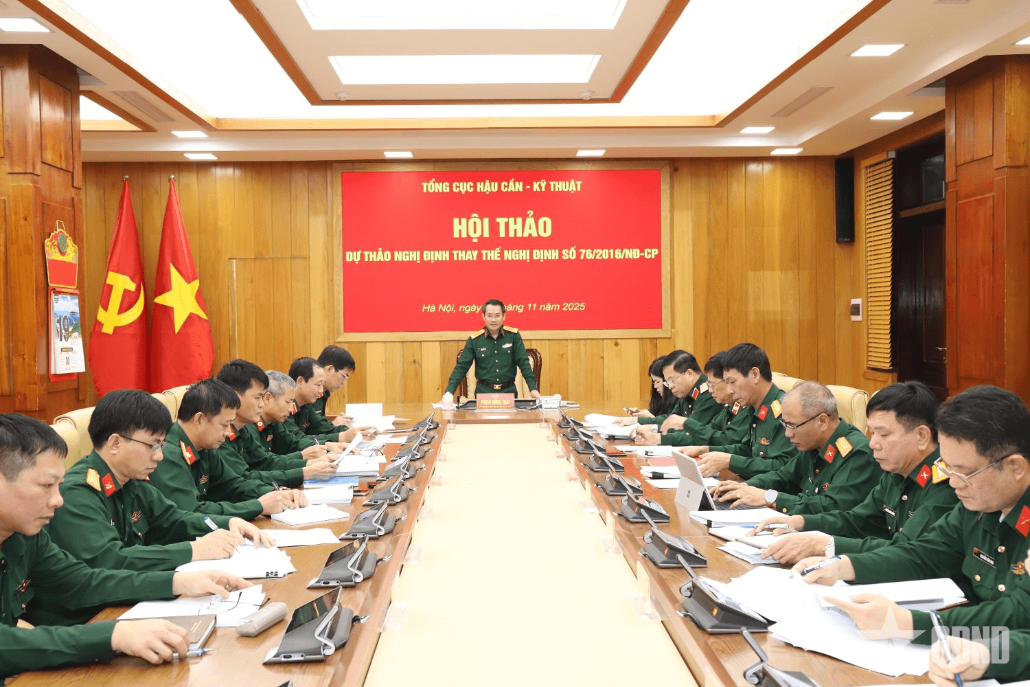 Tổng cục Hậu cần - Kỹ thuật tổ chức Hội thảo dự thảo nghị định thay thế Nghị định 76