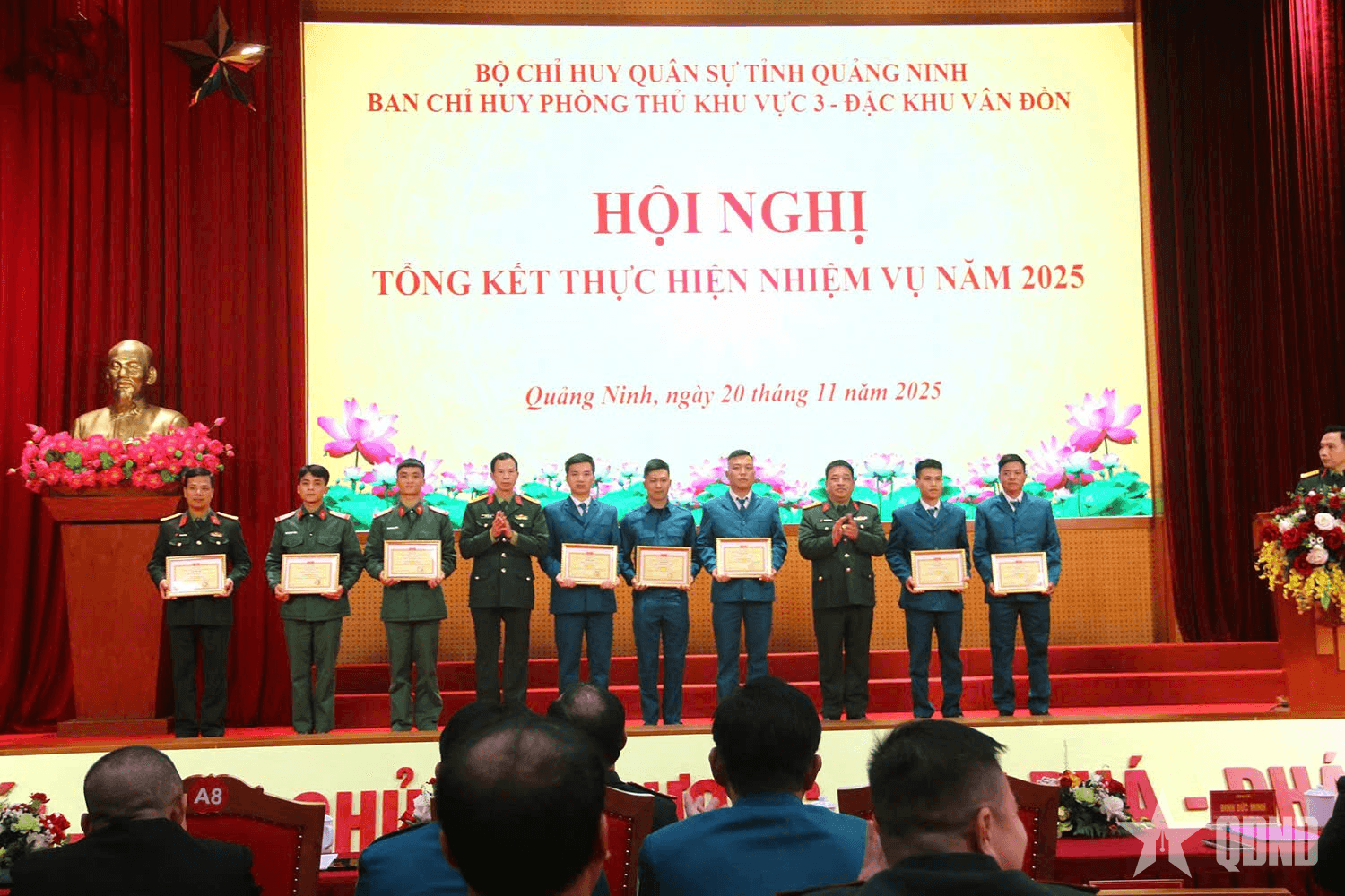 Ban Chỉ huy Phòng thủ khu vực 3 - Đặc khu Vân Đồn: Tổng kết thực hiện nhiệm vụ năm 2025