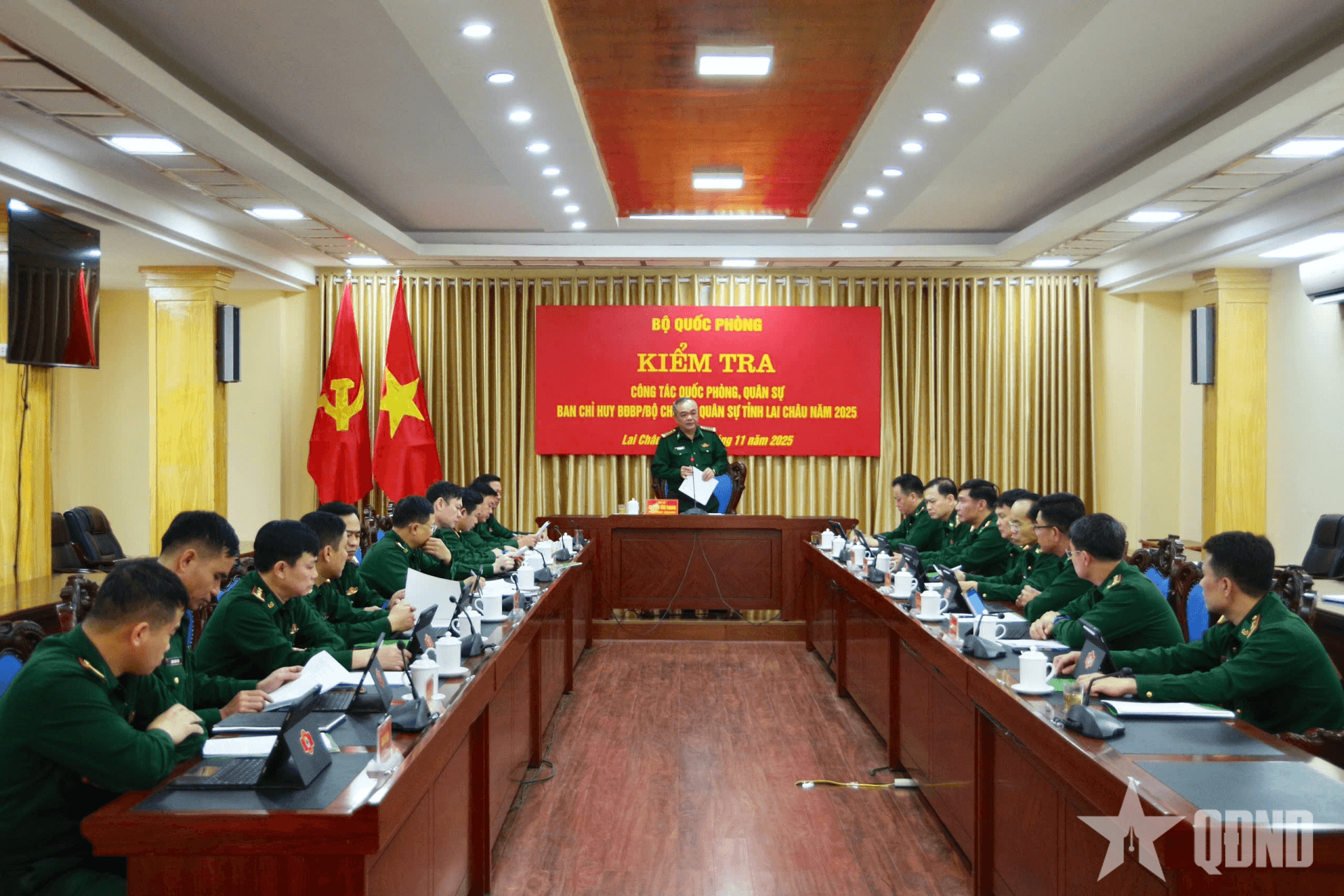 Bộ Quốc phòng kiểm tra Ban chỉ huy Bộ đội Biên phòng tỉnh Lai Châu