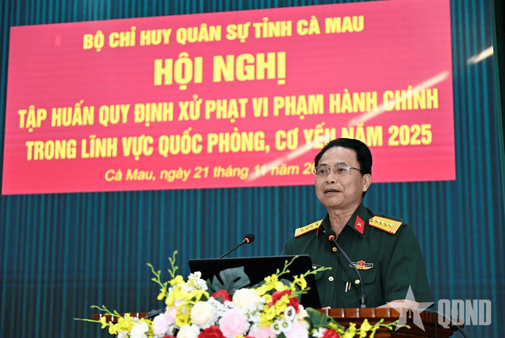 Bộ CHQS tỉnh Cà Mau: Tập huấn quy định xử phạt vi phạm hành chính trong lĩnh vực quốc phòng, cơ yếu năm 2025