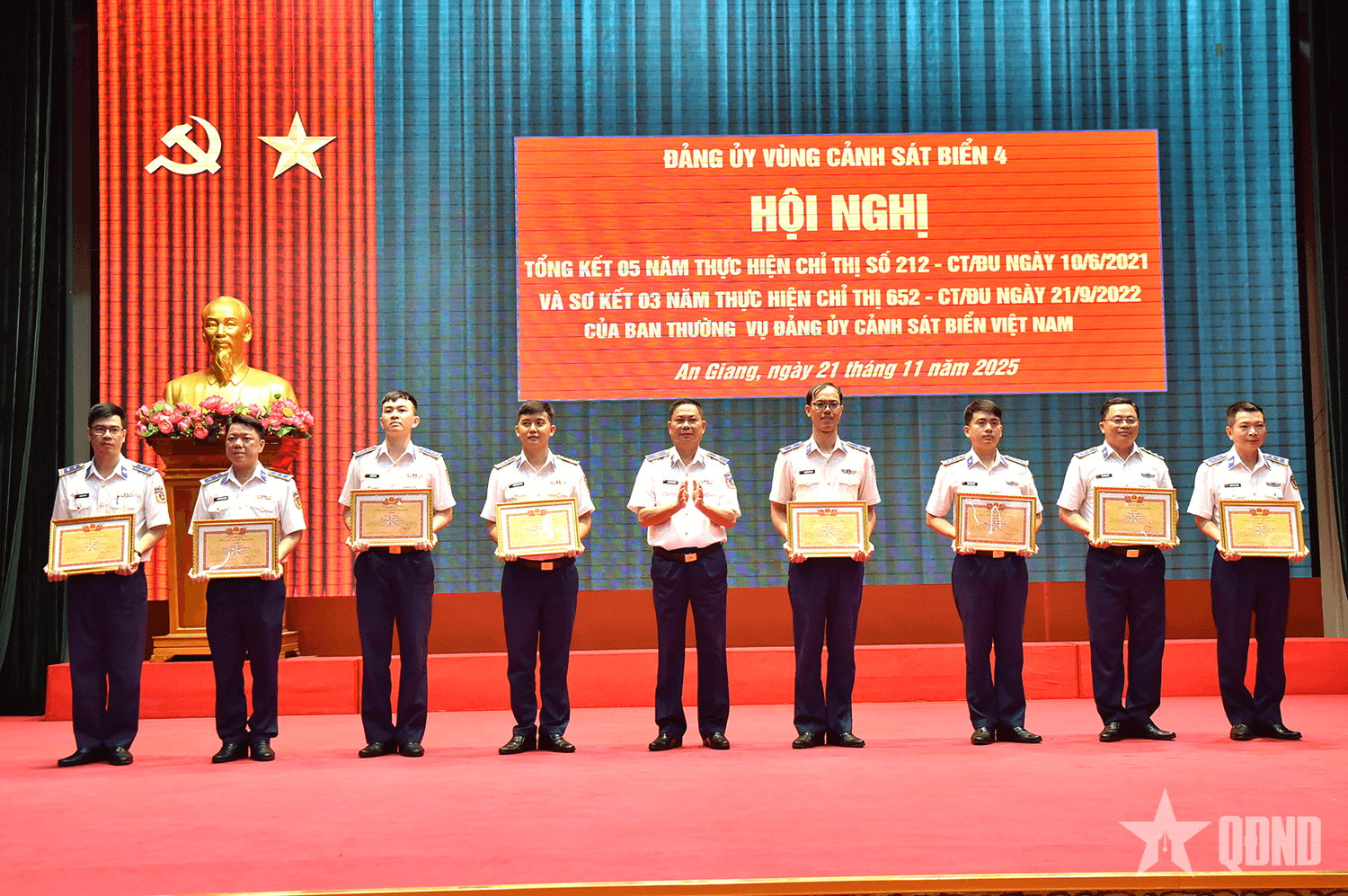 Bộ tư lệnh Vùng Cảnh sát biển 4: Xây dựng bản lĩnh, giữ vững kỷ luật, đẩy lùi tiêu cực