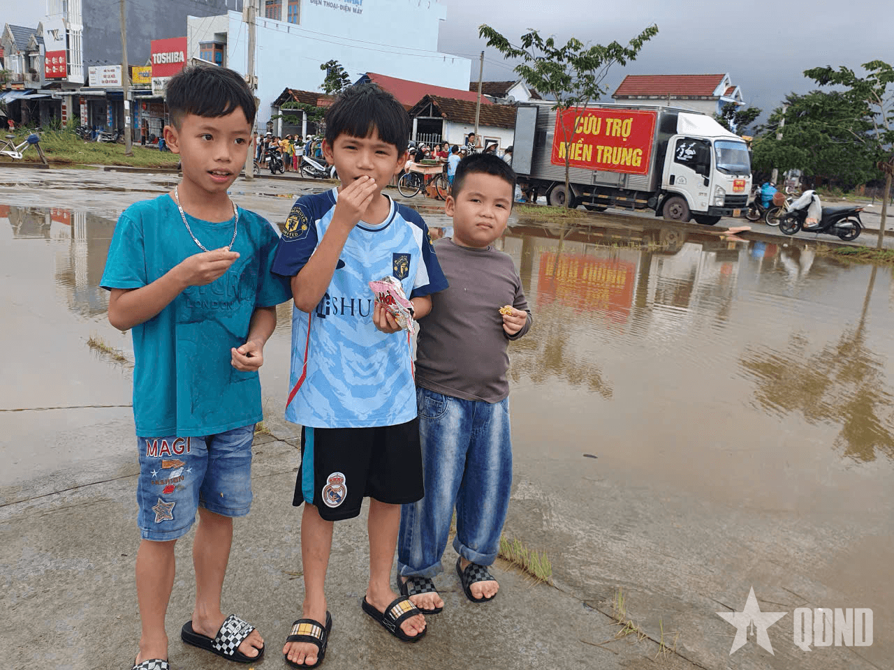 Nơi rốn lũ xã Hòa Thịnh - không như lời đồn