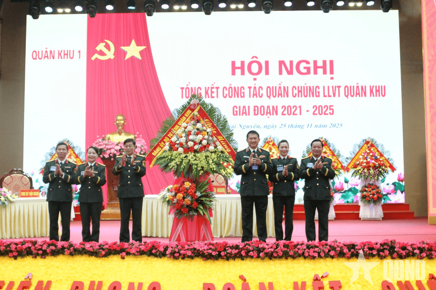 Quân khu 1 tổng kết công tác quần chúng giai đoạn 2021-2025