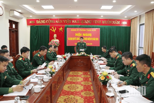 Đảng ủy Phòng Tham mưu (Đảng bộ Quân sự tỉnh Quảng Ninh): Ra nghị quyết lãnh đạo thực hiện nhiệm vụ năm 2026