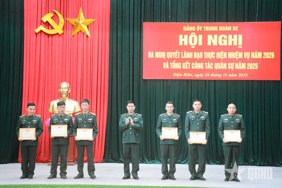Trung đoàn 82, Sư đoàn 355 hoàn thành tốt nhiệm vụ quân sự năm 2025