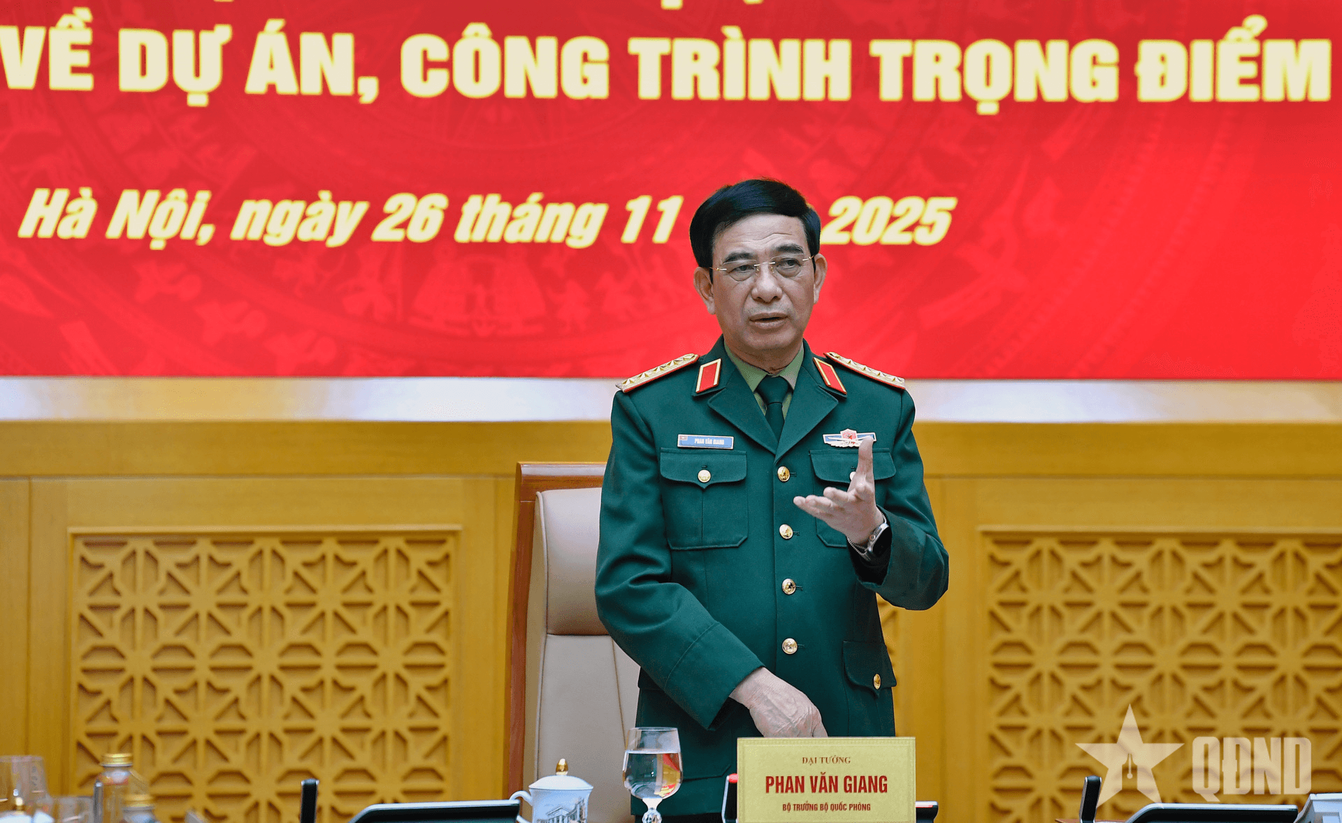Đại tướng Phan Văn Giang: Đẩy nhanh tiến độ các công trình trọng điểm nhằm củng cố quốc phòng, an ninh và bảo vệ chủ quyền biển, đảo 

​