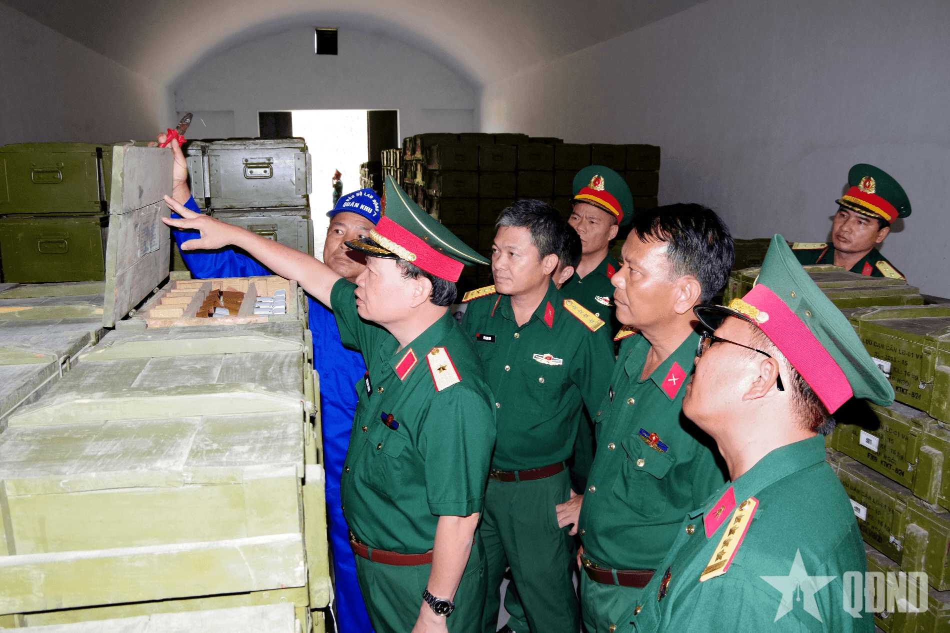 Kiểm tra công tác sử dụng vũ khí đạn lục quân tại Sư đoàn 309