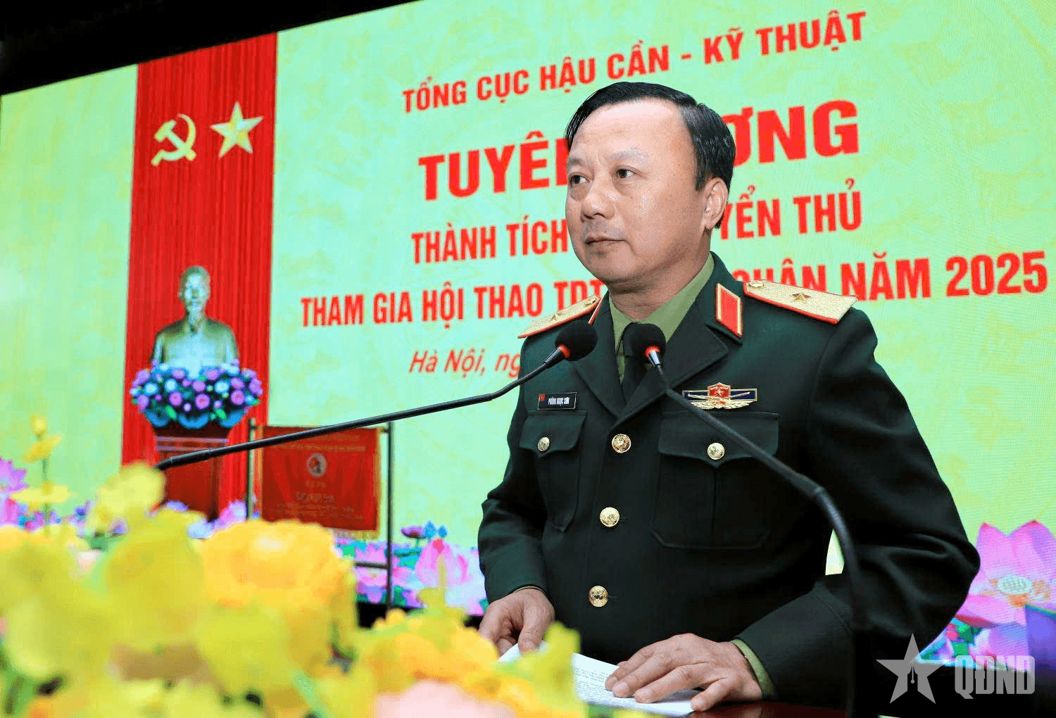 Tuyên dương Đoàn tuyển thủ Tổng cục Hậu cần-Kỹ thuật đạt thành tích cao tại Hội thao toàn quân 2025