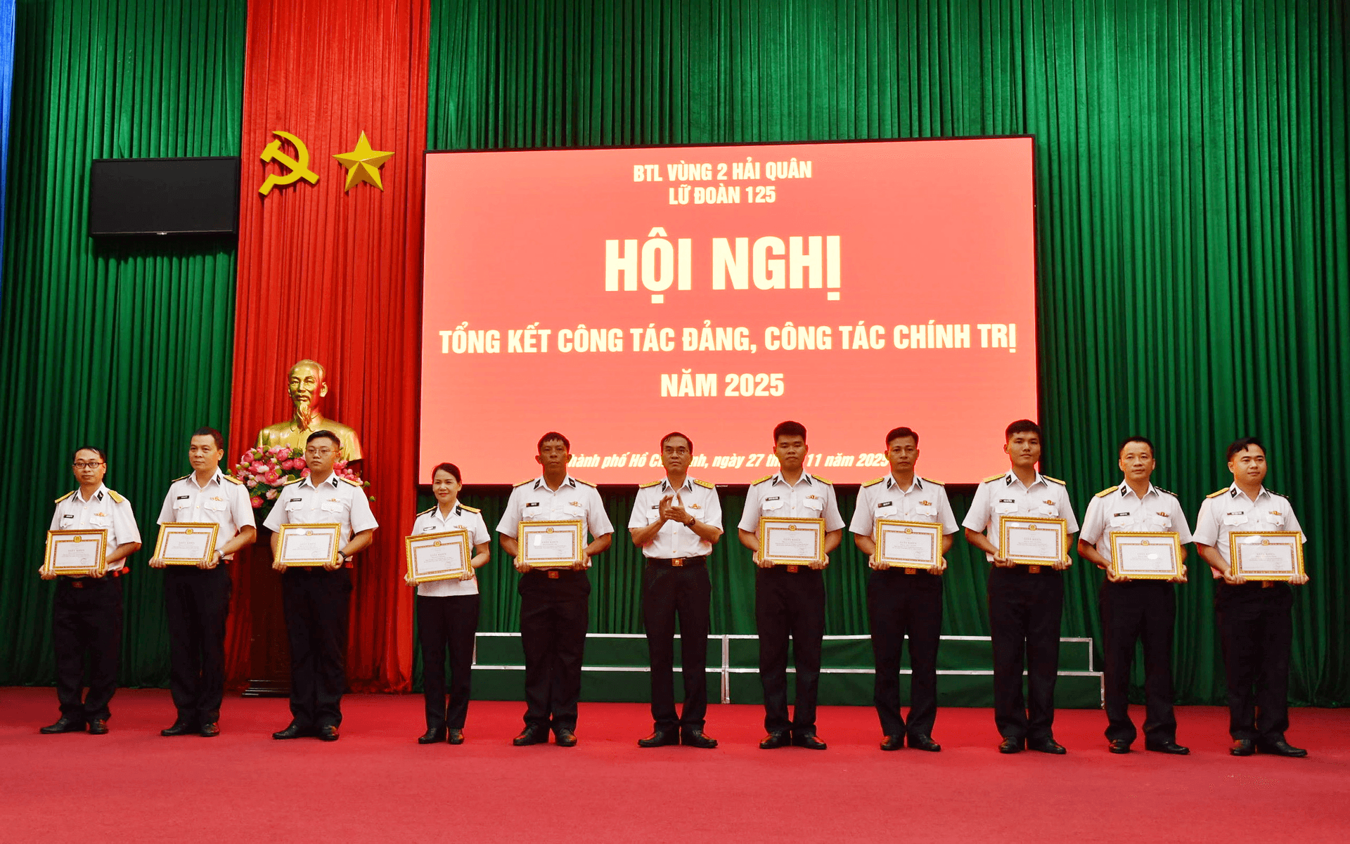 Lữ đoàn 125 (Vùng 2 Hải quân) chủ động, sáng tạo triển khai các hoạt động công tác Đảng, công tác chính trị
