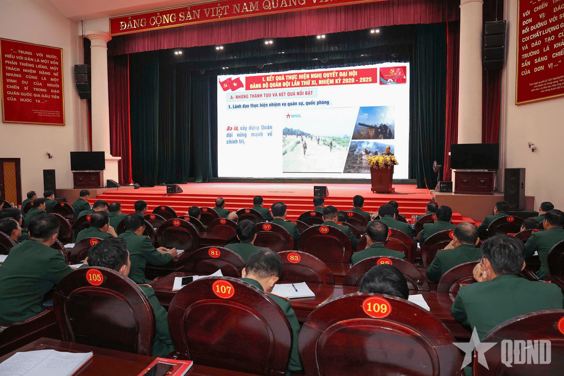 Trường Sĩ quan Lục quân 1 quán triệt Nghị quyết Đại hội đại biểu Đảng bộ Quân đội lần thứ XII