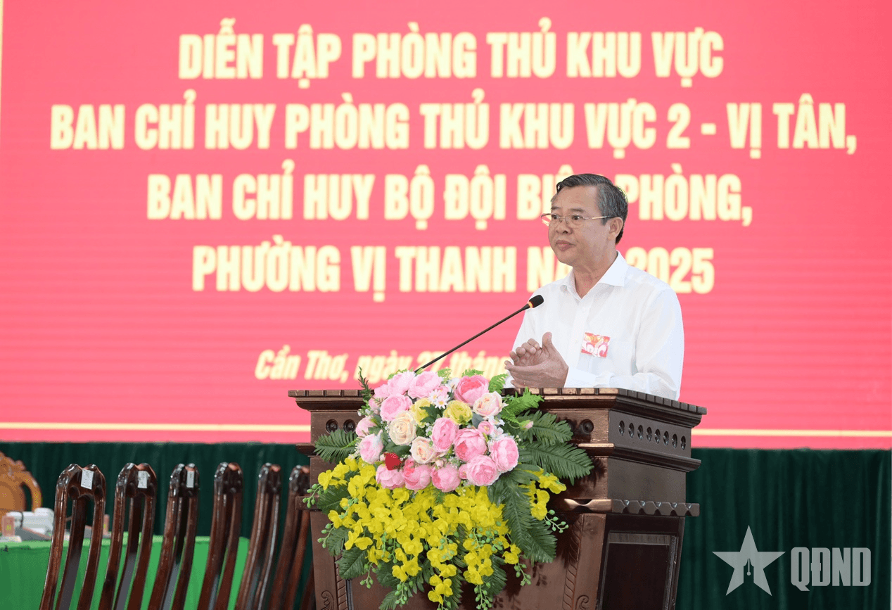 Cần Thơ: Khai mạc diễn tập phòng thủ khu vực cho Ban chỉ huy Phòng thủ khu vực 2 - Vị Tân và Ban chỉ huy Bộ đội Biên phòng