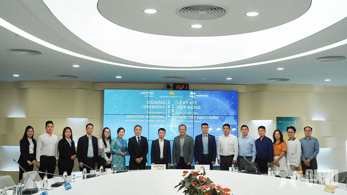 Viettel phát triển phần mềm cảnh báo thời tiết nguy hiểm cùng Vietnam Airlines