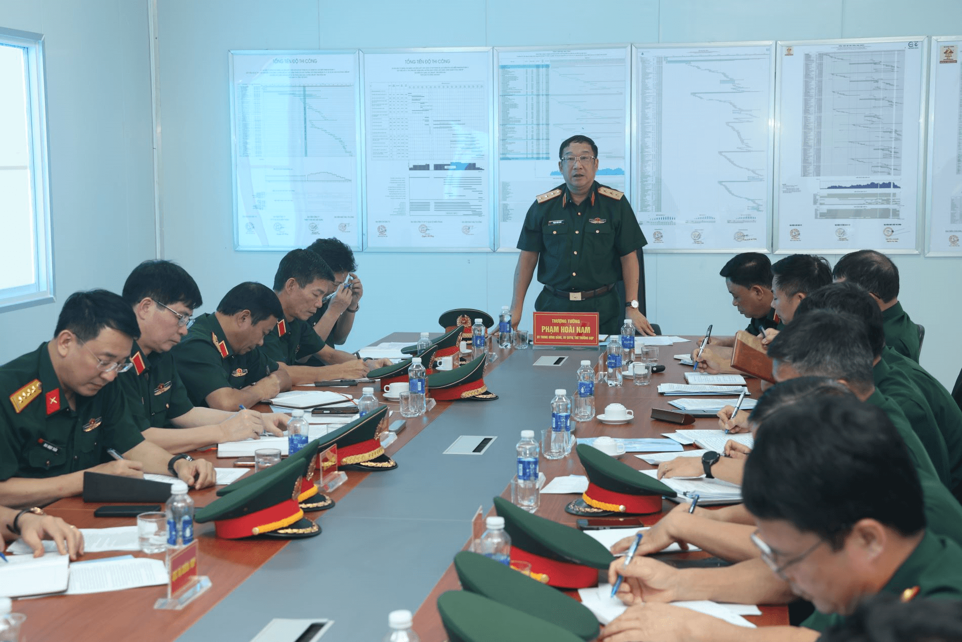 Thượng tướng Phạm Hoài Nam kiểm tra dự án đầu tư nâng cao năng lực sản xuất quốc phòng khu vực miền Nam