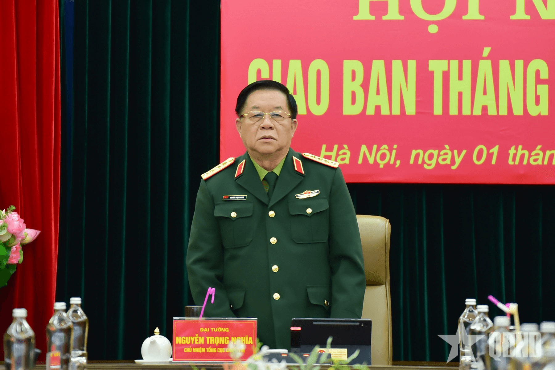 Đại tướng Nguyễn Trọng Nghĩa chủ trì Hội nghị giao ban Tổng cục Chính trị tháng 11-2025