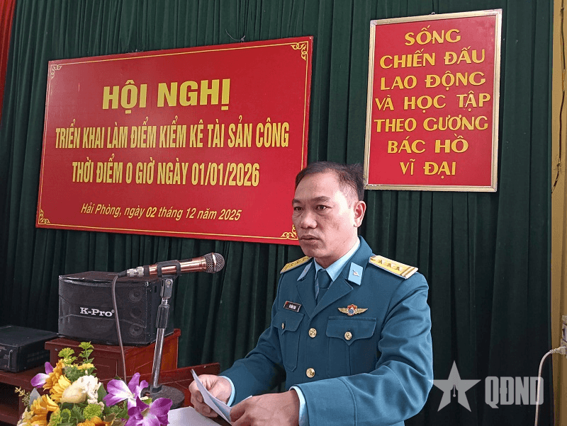 Sư đoàn 363 tổ chức Hội nghị làm điểm công tác kiểm kê tài sản công năm 2026